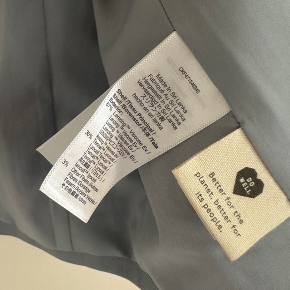 NWT Madewell Larsen Blazer in Drapeweave “Overcast” in size S - Picture 5 of 16